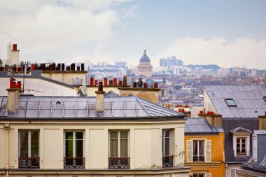 Paris manzarası hava Montmartre