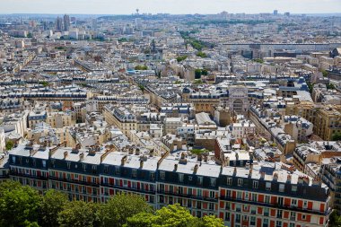 Paris manzarası hava Montmartre