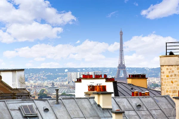 Vue aérienne de Paris depuis Montmartre — Photo
