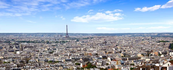 Paris skyline aérea de Montmartre — Fotografia de Stock
