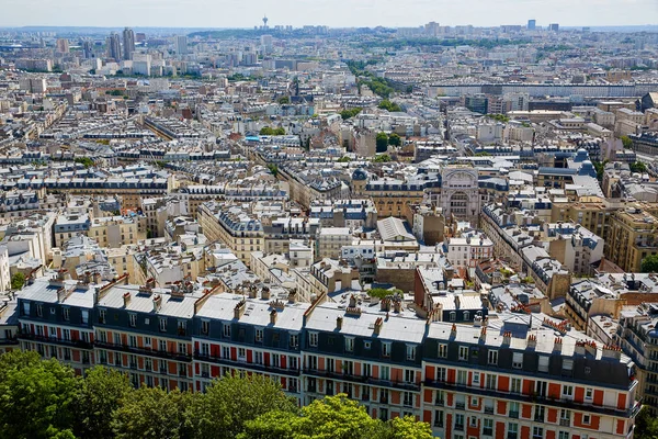 Paris skyline aérea de Montmartre — Fotografia de Stock