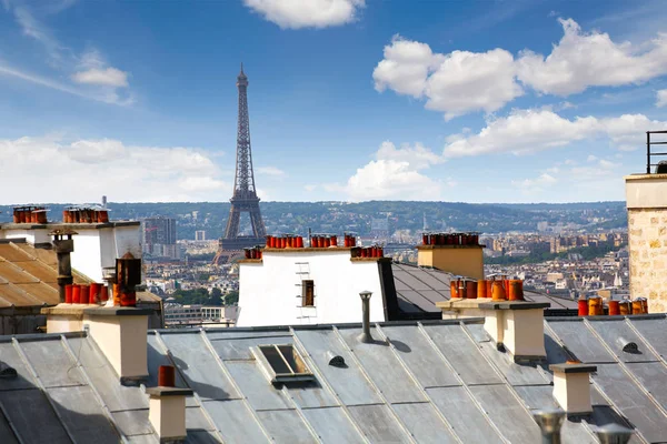 Vue aérienne de Paris depuis Montmartre — Photo