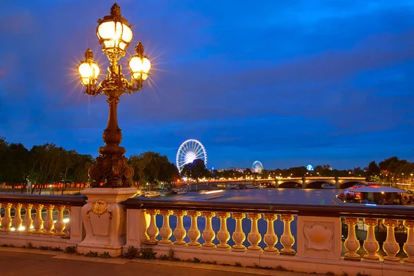 Pont Alexandre III in Paris France over Seine — Stock Photo, Image