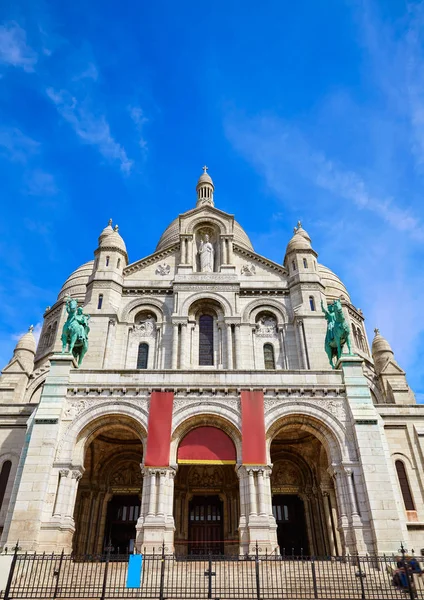 Sacre Coeur Fellique в парижском Монмартре — стоковое фото