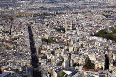 Fransa hava Paris manzarası