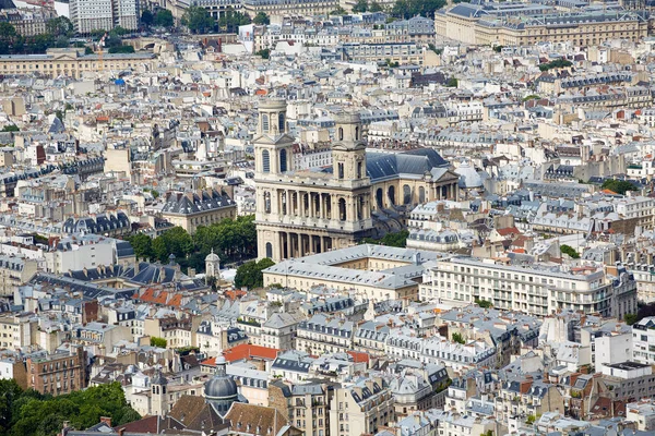 Église aérienne de Paris Église Saint Sulpice France — Photo
