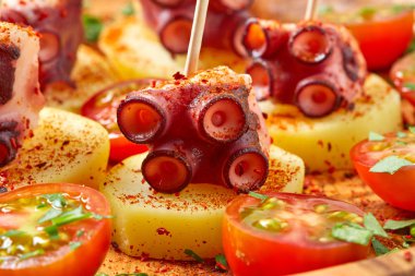 Galician Octopus a la Gallega tapas pinchos