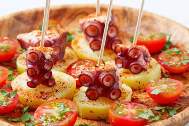 Galician Octopus a la Gallega tapas pinchos