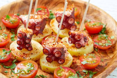 Galician Octopus a la Gallega tapas pinchos