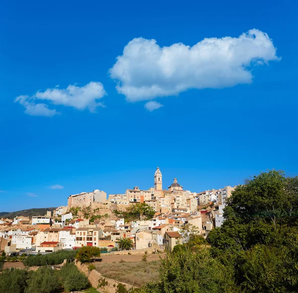 Panoramę wioski Chelva w Walencji — Zdjęcie stockowe