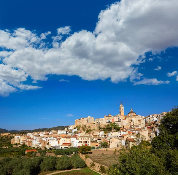 Chelva село skyline у Валенсії — стокове фото