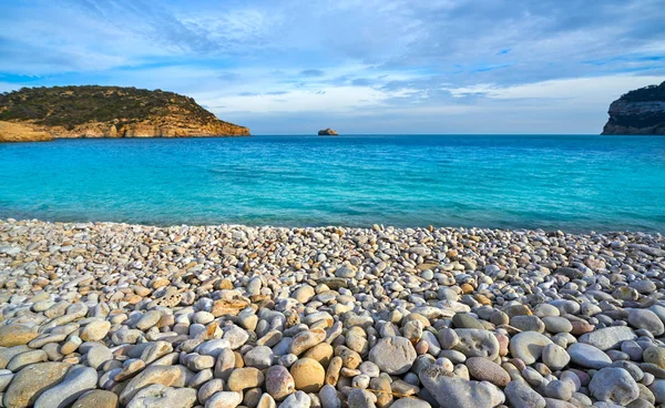 Cala Barraca praia em Xabia Javea de Alicante — Fotografia de Stock