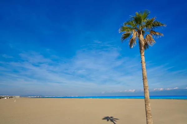 Valencia la malvarrosa strand arenen spanien — Stockfoto