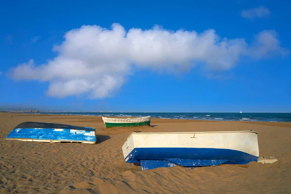 Valencia La Malvarrosa beach arenas Spain — 스톡 사진