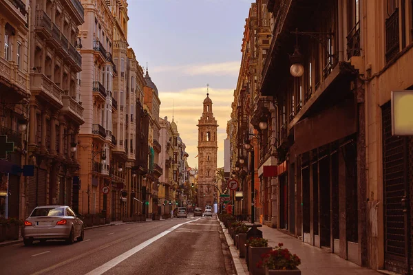 Calle de la Paz sokak Valencia — Stok fotoğraf