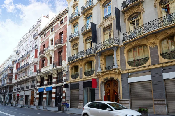 Вулицю Калле-де-Ла-Пас Валенсії — стокове фото