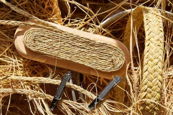 Esparto halfah grass used for crafts basketry — Stock Photo, Image