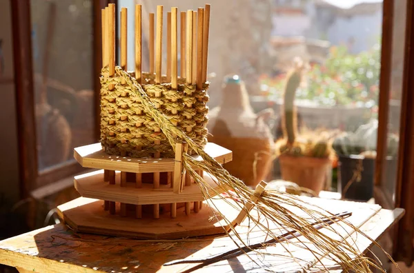 Esparto halfah grass used for crafts basketry — Stock Photo, Image