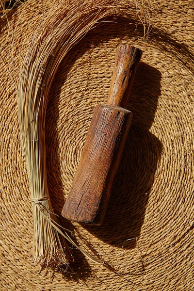 Esparto halfah grass used for crafts basketry — Stock Photo, Image