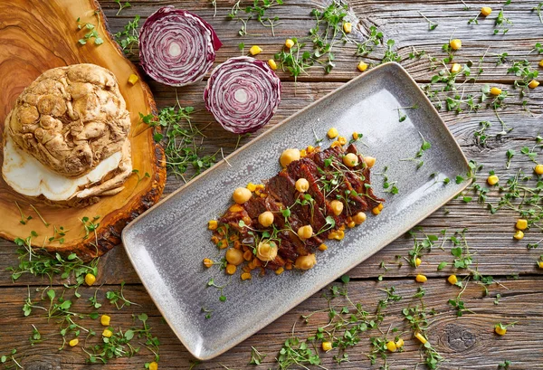 Jacks beef with corn USA recipe — Stock Photo, Image