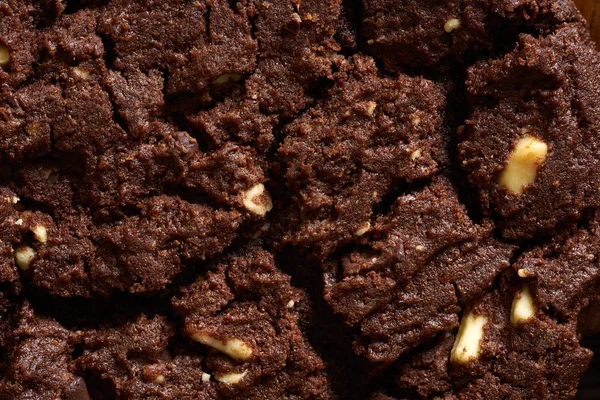 Chocolat cookie close-up macro détail — Photo