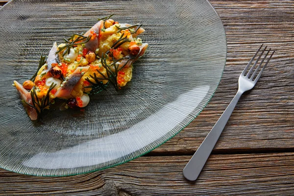 Sardalye salata krem peynir Mısır codium