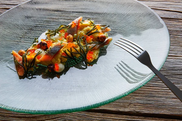 Sardalye salata krem peynir Mısır codium