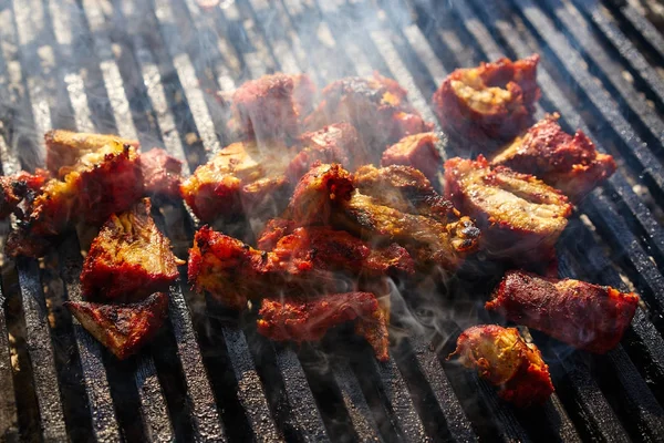 Barbecue à viande Al Pastor à Riviera Maya — Photo