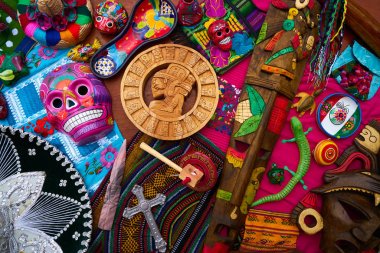 Maya Meksika Hatıra Eşyası karışımı el sanatları