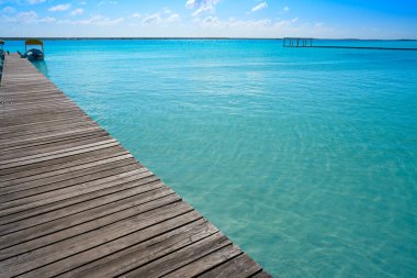 Laguna de Bacalar Lagoon in Mexico