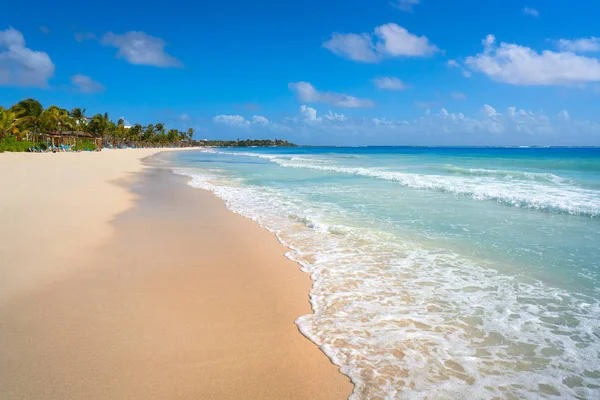 Akumal Карибського басейну Пляж в Рів'єра-Майя — стокове фото