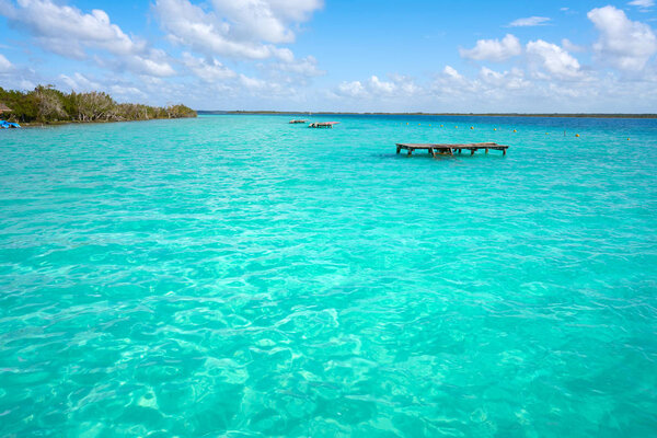 Laguna de Bacalar Lagoon in Mexico