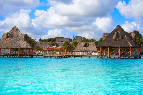 Laguna de Bacalar Lagoon in Mayan Mexico