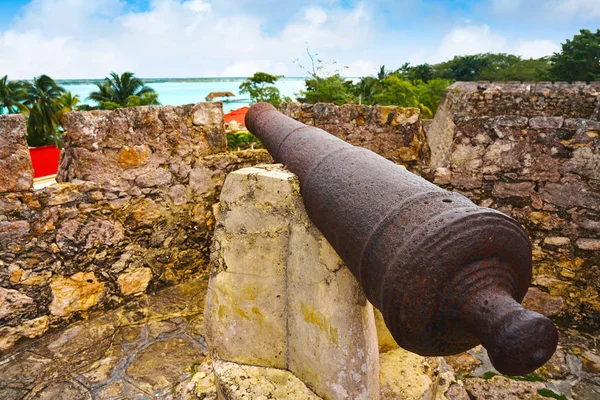 Bacalar San Felipe fort Quintana Roo Mexico — Stock Photo, Image