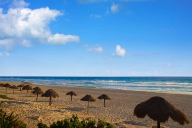 Cancun gündoğumu Delfines Beach Meksika
