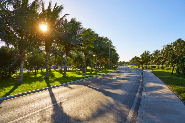 Cancun Mexico Kukulcan blvd Mexico — 图库照片