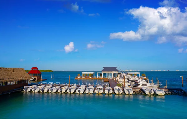 Cancun Hotel Zone marina no México — Fotografia de Stock