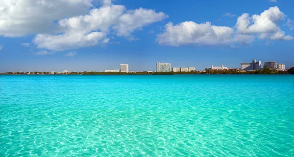 Cancun Hotel bölge Nichupte Meksika — Stok fotoğraf