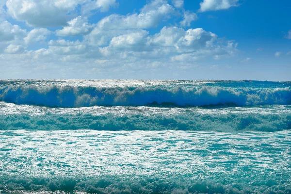 Cancun Forum beach Playa Gaviota Azul — Stock Photo, Image