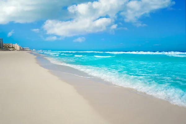 Cancun Delfines Beach at Hotel Zone Mexico — Stock Photo, Image