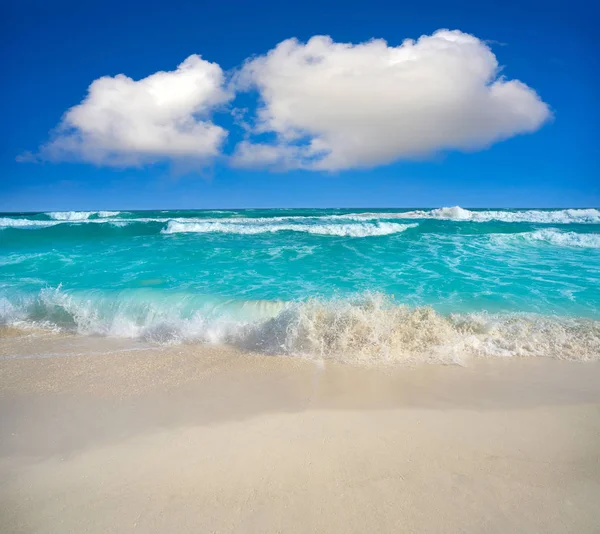 Praia de Cancun Delfines na Zona Hotel México — Fotografia de Stock