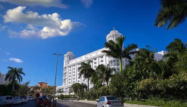Cancun Kukulcan boulevard otel bölgesi — Stok fotoğraf