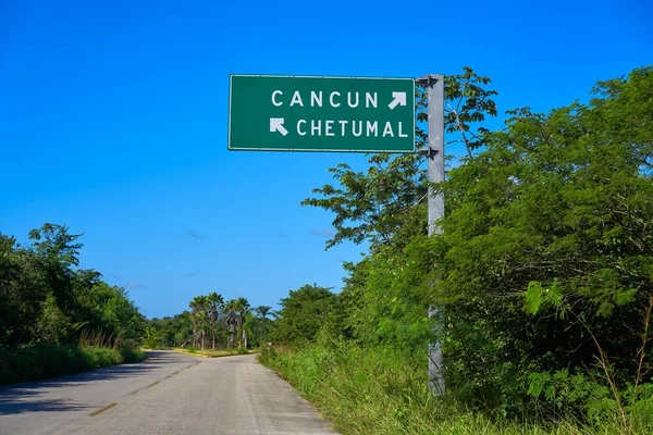 Rad signe Cancun et chetumal Costa Maya — Photo