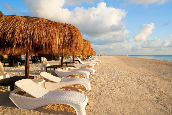 Riviera Maya Sunrise Beach en México — Foto de Stock