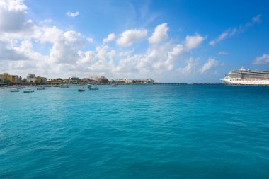 Cozumel Adası Beach'te Riviera Maya Maya 