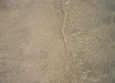 Karayip plaj kum kıyı detay