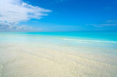 Karayip turkuaz mükemmel kumsal Riviera Maya