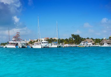 Isla Mujeres Island Karayipler beach Meksika