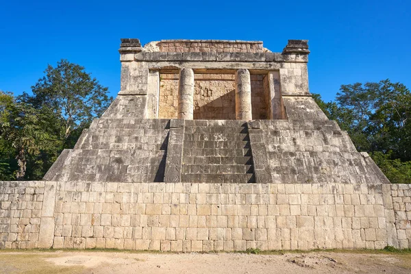 Noord tempel van Chichen Itza in Mexico — Stockfoto