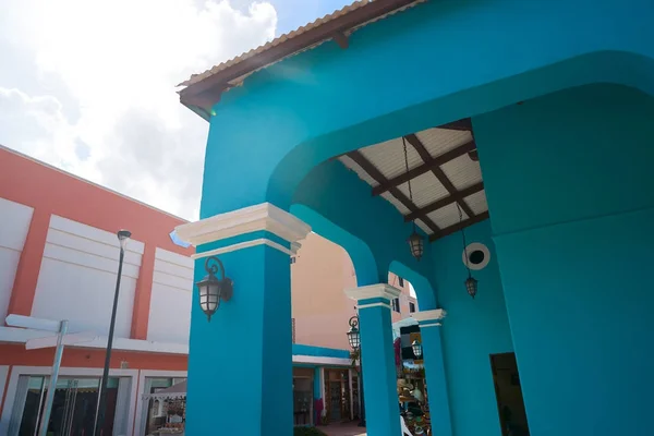 Cozumel island houses in mayan Mexico — Stock Photo, Image